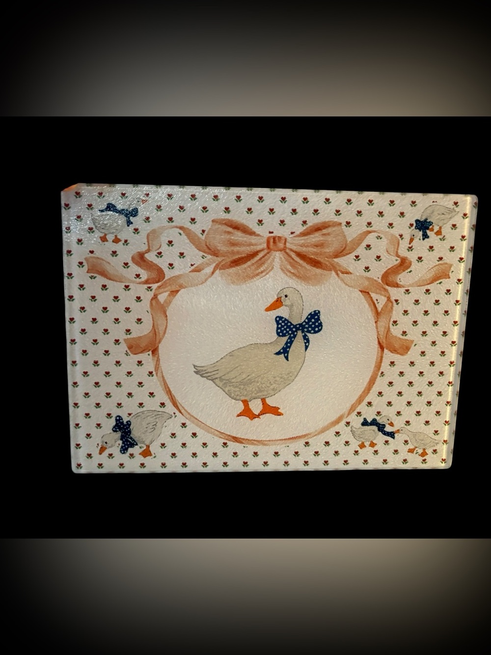 Handcrafted CottageCore kitchen board with mini risers. NEW